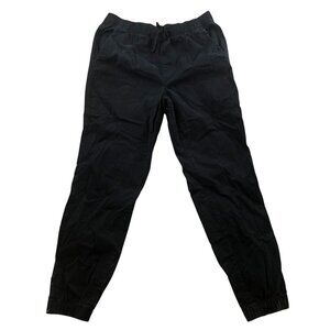 Aeropostale Mens Jogger Pants Small Pull On Black Stretch Casual Drawstring
